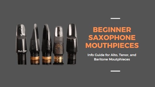 Beginner Saxophone Mouthpieces side by side