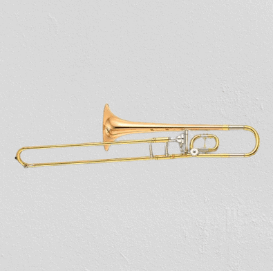 Side view of the YSL-350C trombone