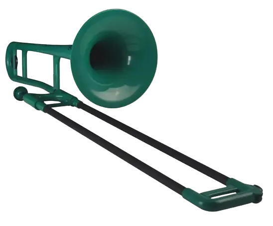 pBone Plastic Trombone Green Color